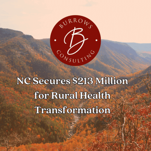 NC Secures $213 Million for Rural Health Transformation