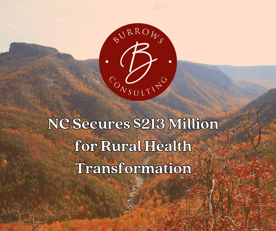NC Secures $213 Million for Rural Health Transformation